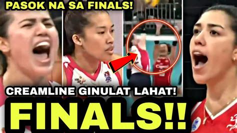 Lahat Nagulat Creamline Pasok Sa Finals Grabe Ganito Ginawa Ng