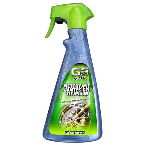 Nettoyant Jantes Gel Titanium GS27 Moto 500ml Feu Vert