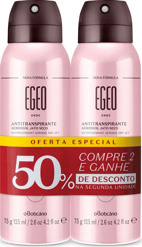 Kit Egeo Choc o Boticário Desodorante Aerossol Beleza na Web