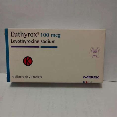 Jual Euthyrox 100 Mcg 1 Box Isi 4 Strip 25 Tablet Di Seller Saif