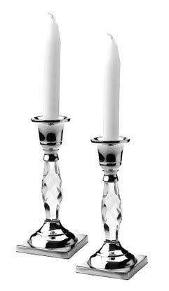 Shabbat Candle Holders - YourHolyLandStore