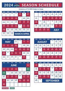 2024 Phillies Printable Schedule