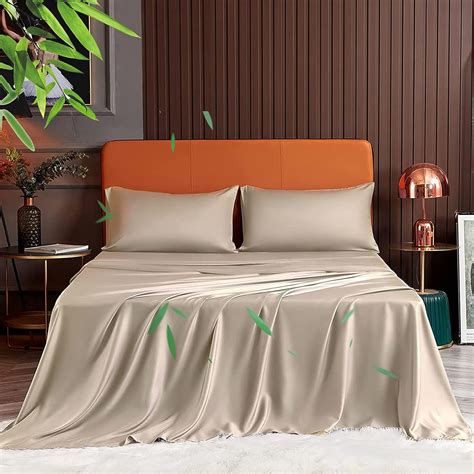 Yiyea King Size Bed Sheets 100 Organic Viscose Derived