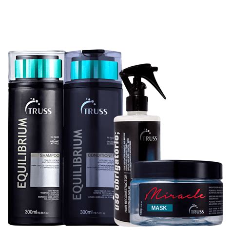 Kit Truss Equilibrium Miracle Mask Uso Obrigat Rio Beleza Na Web