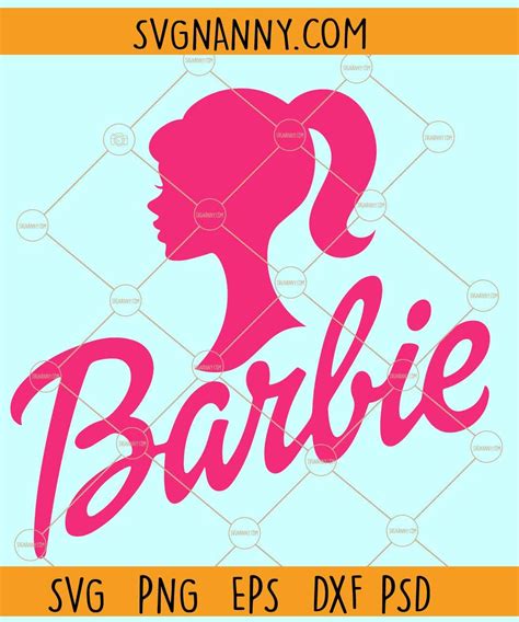 Barbie head SVG, Barbie Face SVG, Diva SVG, Barb SVG, Barbie Font SVG ...