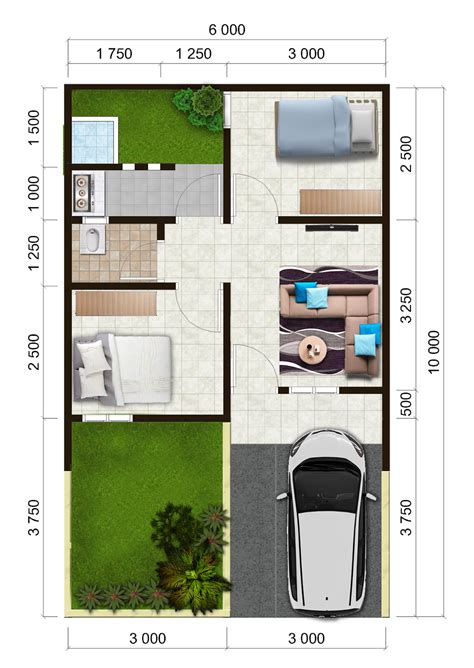 Konsep Renovasi Rumah Subsidi Type 27 60 Paling Heboh