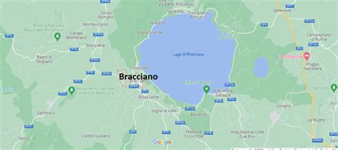 Dove Si Trova Bracciano Italia Mappa Bracciano Dove Si Trova