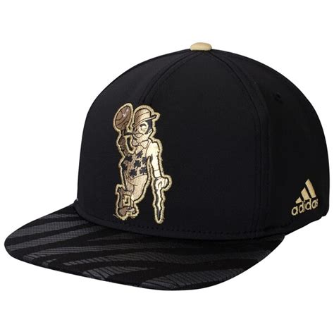 Boston Celtics adidas Precious Metals Adjustable Snapback Hat - Black ...