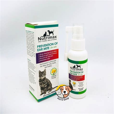 Jual Nutrimax Obat Kutu Tungau Telinga Prevention Of Ear Mites Spray