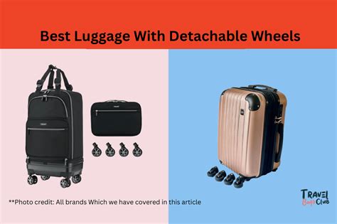 Best Luggage With Removable Wheels - True Travel Companion