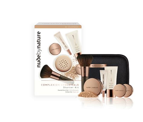 Nude By Nature Complexion Essentials Starter Kit Olive Ml Ml G X G Pcs