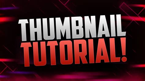 How To Make Thumbnails For Youtube Videos With Photoshop