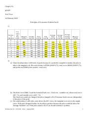 Econ Problem Set 2 Noor Spring 2020 1 Docx Gregory Fu Gf2426