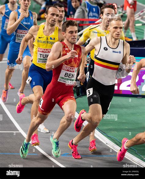 Adrián Ben Of Spain And Eliott Crestan Of Belgium Competing In The Men