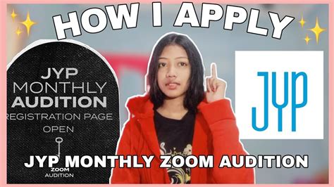 New Jyp Monthly Audition How To Apply Jyp Monthly Audition Youtube