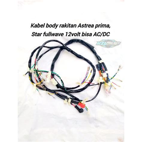 Jual Kabel Body Bodi Astrea Prima Star Rakitan Fullwave 12VOLT AC Dan