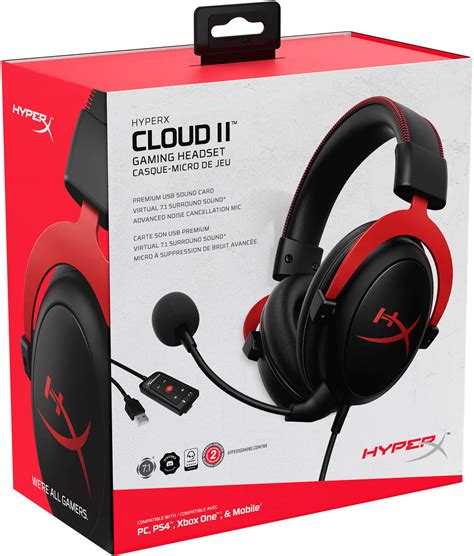 Customer Reviews Hyperx Cloud Ii Wired Gaming Headset For Pc Xbox X S Xbox One Ps5 Ps4