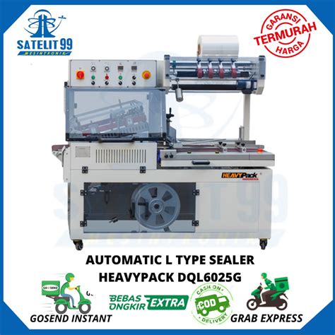 MESIN PEMBUNGKUS PAKING AUTOMATIC L TYPE SEALER HEAVYPACK DQL6025G