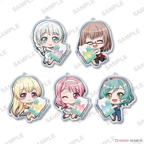 Bang Dream Girls Band Party Mugyutto Acrylic Key Ring Icecream Ver