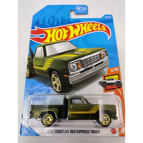 Hot Wheels Treasure Hunt 1978 Dodge Li L Red Express Truck Green GTC95 20D Shopee