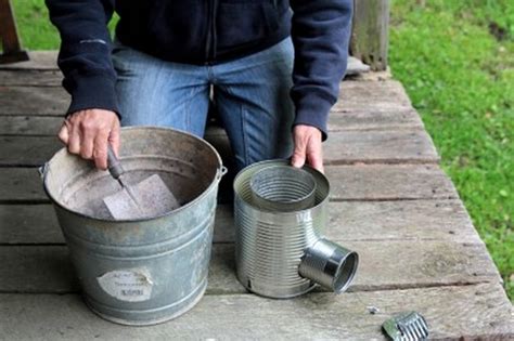 Diy Portable Tin Can Rocket Stove The Owner Builder Network