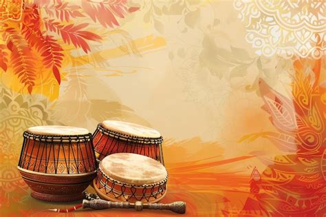 Premium Photo Playing Indian Music Instrument Tabla And Shehnai