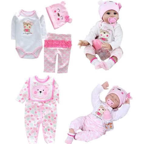 Reborn Clothes Suit For 20 22 inch Newborn Doll Baby Clothing Winter ...