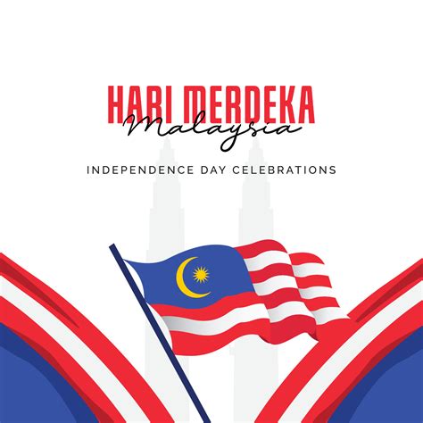 Malaysia independence day banner design template 17636087 Vector Art at Vecteezy