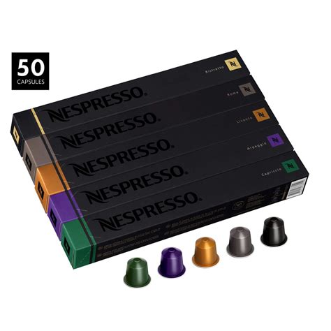 Jual Nespresso Kopi Kapsul Paket 50 Capsule Mix 5 Varian Coffee Capsule Shopee Indonesia