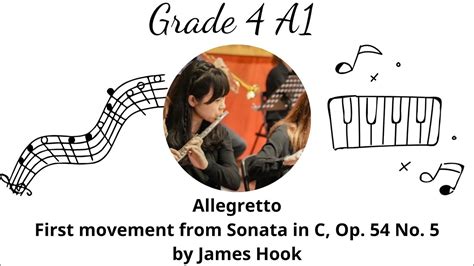 ABRSM From 2022 Grade 4 Flute Allegretto First Movement From Sonata In