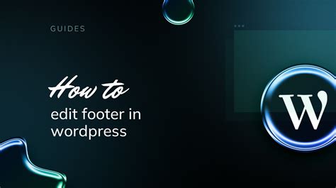 How To Edit Footer In Wordpress Step By Step Web