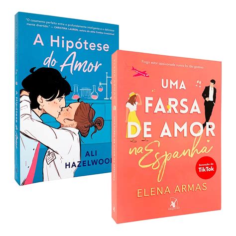 A Hipótese do Amor Uma Farsa de Amor na Espanha 2 Livros Shopee