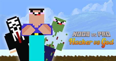 Noob Vs Pro Vs Hacker Vs God Free Online Games On