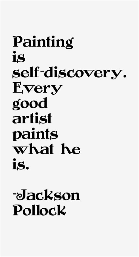 Jackson Pollock Quotes & Sayings