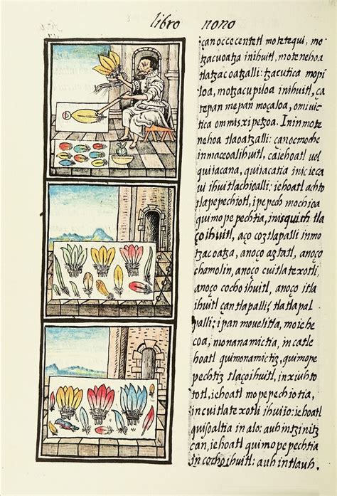 Amanteca In The Florentine Codex General History Of The Things Of New