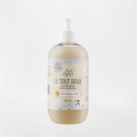 Savon liquide LE TOUT DOUX hydratant et nourrissant au lait d ânesse