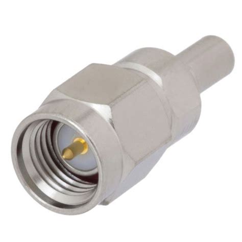 Sma Male Plug To Mini Smp Male Plug Full Detent Adapter Passivated