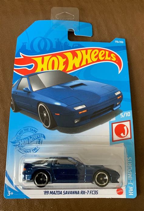 Hot Wheels Mazda Savanna RX Fc Blue With Black Etsy