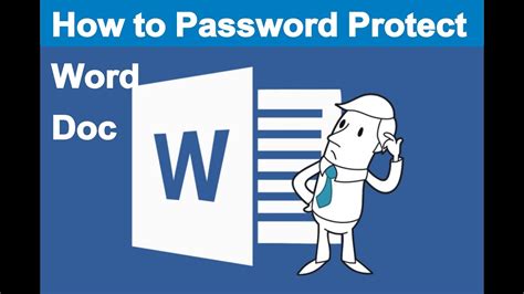 How To Password Protect Ms Word 2010 Document Youtube