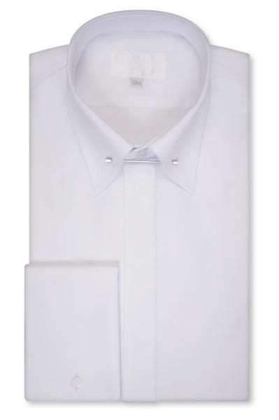 Classic White Point Pin Collar Shirt William Hunt Savile Row Shirts