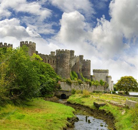 Castillo De Conwy Gales Del Norte Reino Unido Pertenece A Los