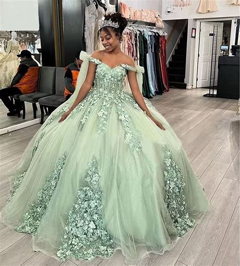 Light Green Quinceanera Dresses Green Quince Dresses Quinceanera