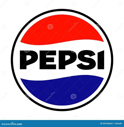 Original New Pepsi Logo On White Background Vector Illustration Pepsi