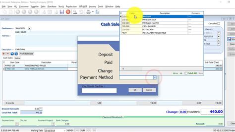 Sql Accounting Software Tutorial Cash Sales Youtube