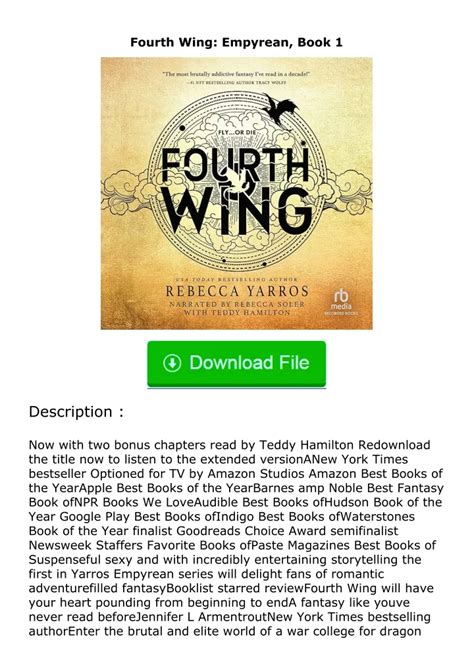 Ppt Download⚡pdf Fourth Wing Empyrean Book 1 Powerpoint