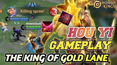 Honor Of Kings Hok Hou Yi Gameplay Marksman The King Of Gold Lane