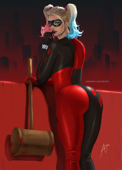 Harley Quinn Btas Version By Arion69 On Deviantart Harley Quinn Drawing Harley Quinn Artwork