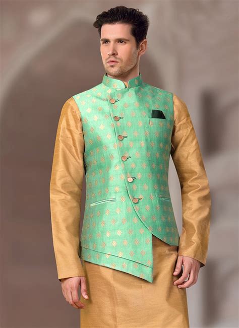 Kurta With Nehru Jacket Combination Atelier Yuwa Ciao Jp