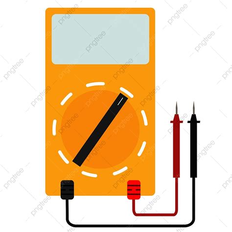 Gambar Meteran Vektor Ikon Multimeter Digital Putih Alat Multimeter