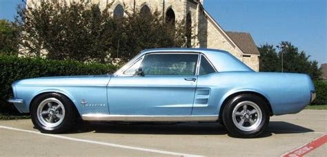 Brittany Blue 1967 Ford Mustang Hardtop Mobile Mustang 1967 Mustang